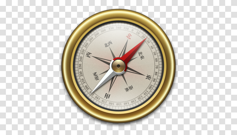 Gold Icon Qibla Direction From Jeddah, Compass, Clock Tower, Architecture, Building Transparent Png