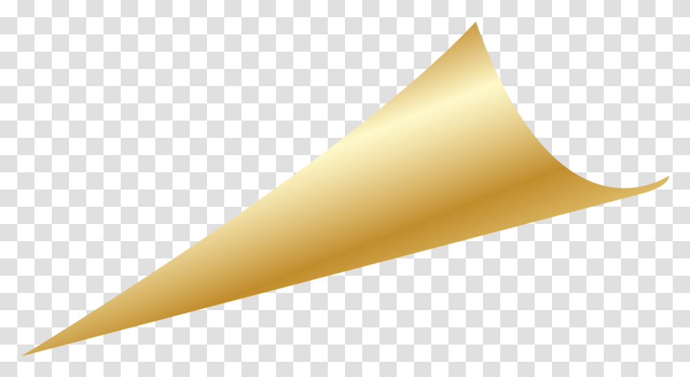 Gold Image Corner, Lighting, Triangle, Cone Transparent Png