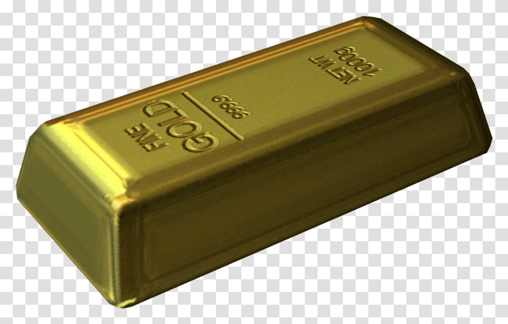 Gold Ingot Gold Bar Electronics 1781202 Vippng Solid, Treasure, Lighter, Box, Bronze Transparent Png