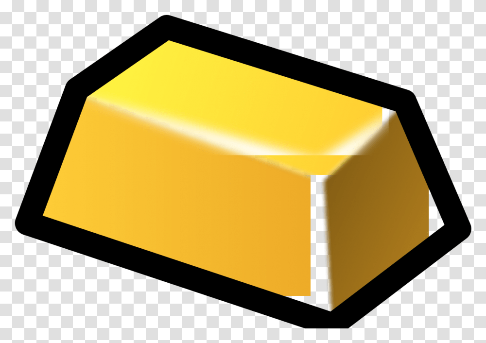 Gold Ingot Icon Horizontal, Food, Butter, Mailbox, Letterbox Transparent Png