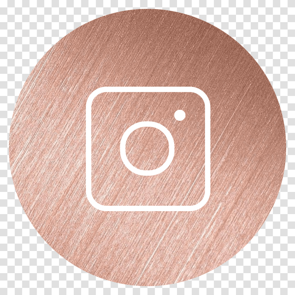 Gold Instagram Logo, Wood, Label, Tabletop Transparent Png