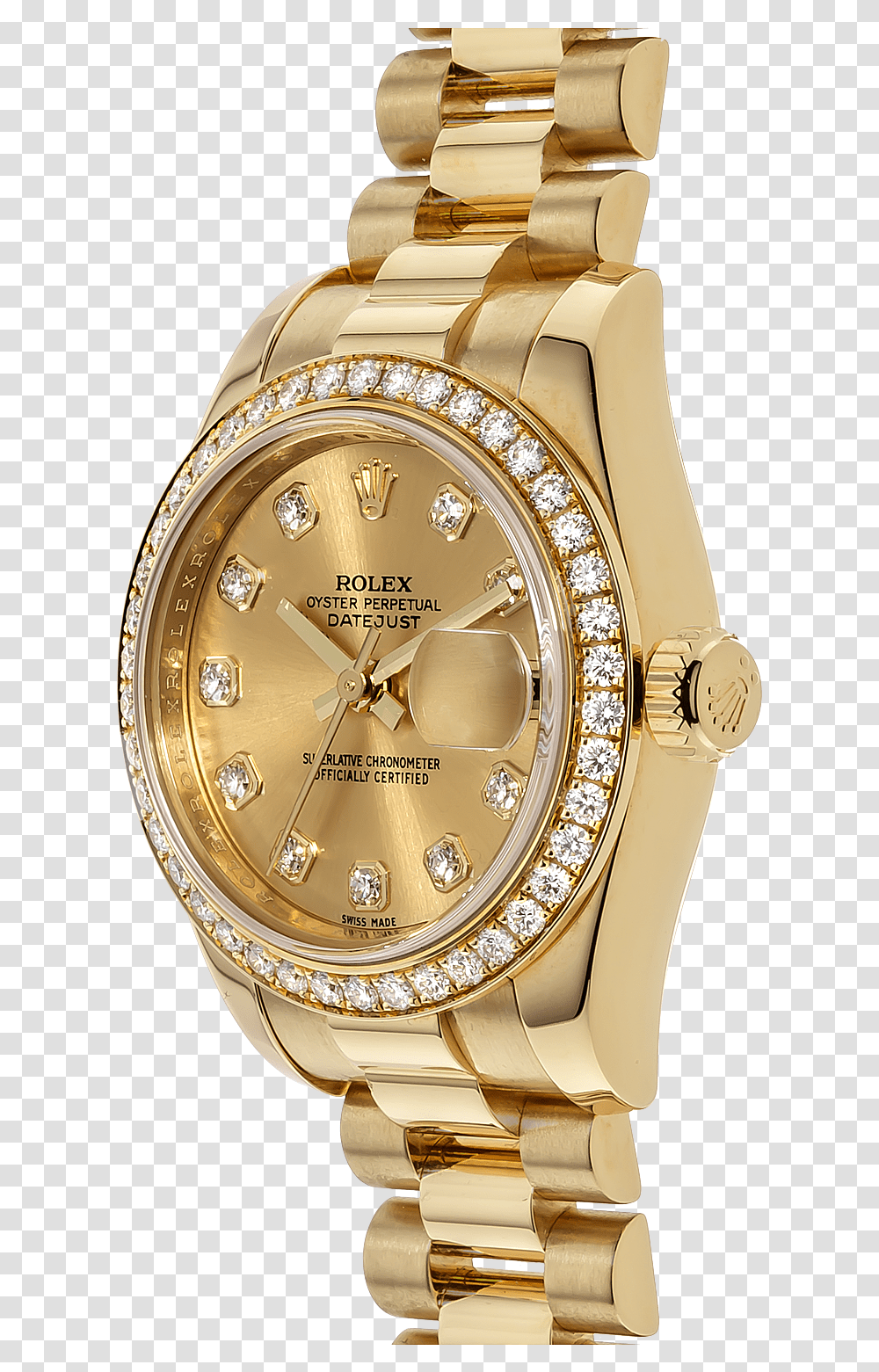 Gold Jewellery Datejust Watch Rolex Colored Clipart Rolex, Wristwatch, Clock Tower, Architecture, Building Transparent Png