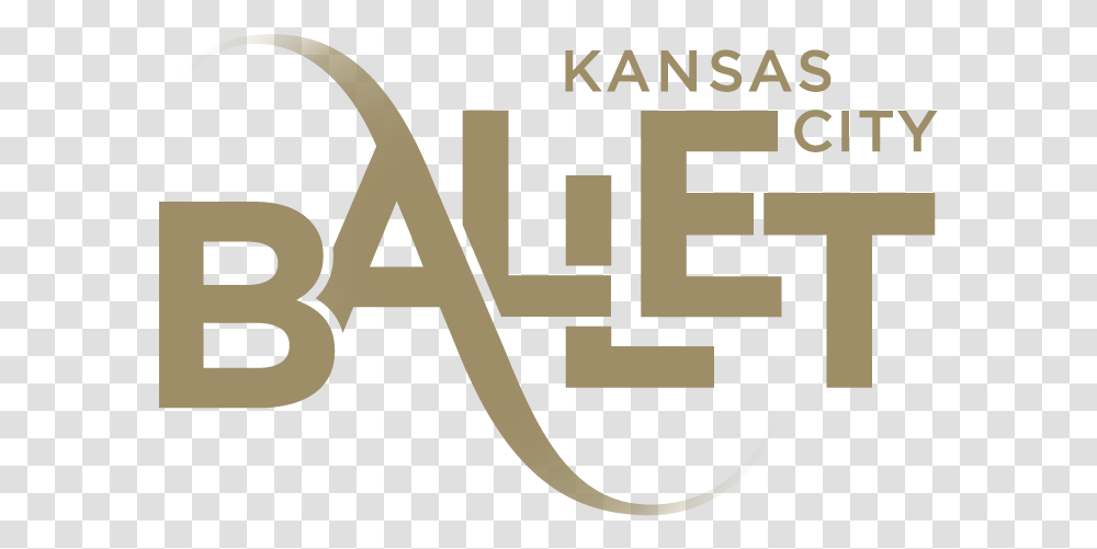 Gold Kansas City Ballet Logo Kc Ballet Logo, Text, Label, Symbol, Trademark Transparent Png