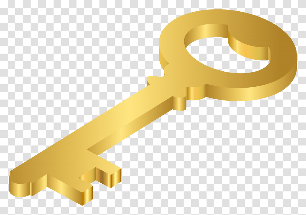 Gold Key Clipart Clip Art Key, Hammer, Tool Transparent Png