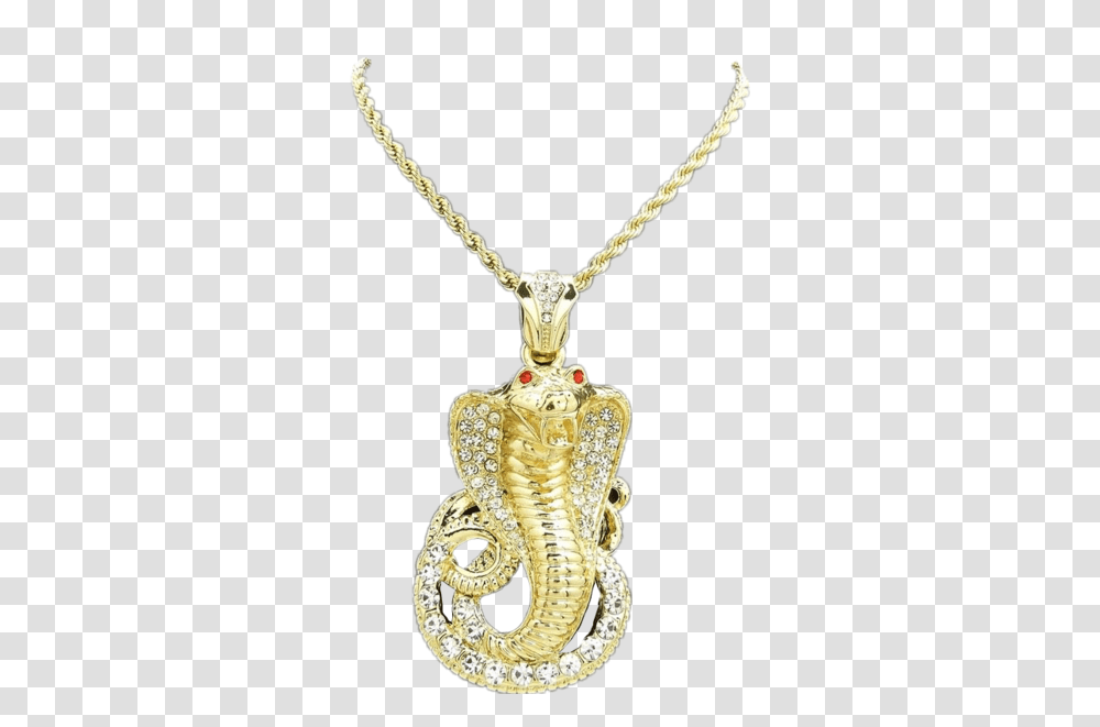 Gold King Cobra Chain Official Psds Pendant, Necklace, Jewelry, Accessories, Accessory Transparent Png