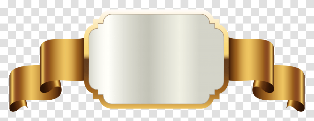 Gold Label Template Clip Art Image Background Gold Label Template, White Board Transparent Png