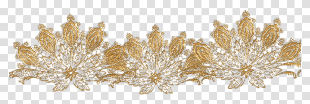 Gold Lace Embroidery, Chandelier, Lamp, Accessories, Accessory Transparent Png