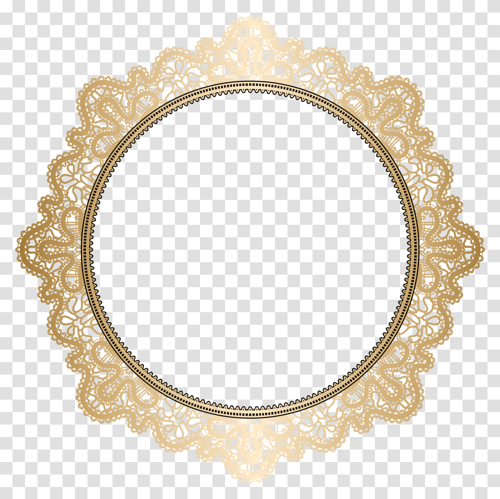 Gold Lace Frame Circle, Bracelet, Jewelry, Accessories, Accessory Transparent Png