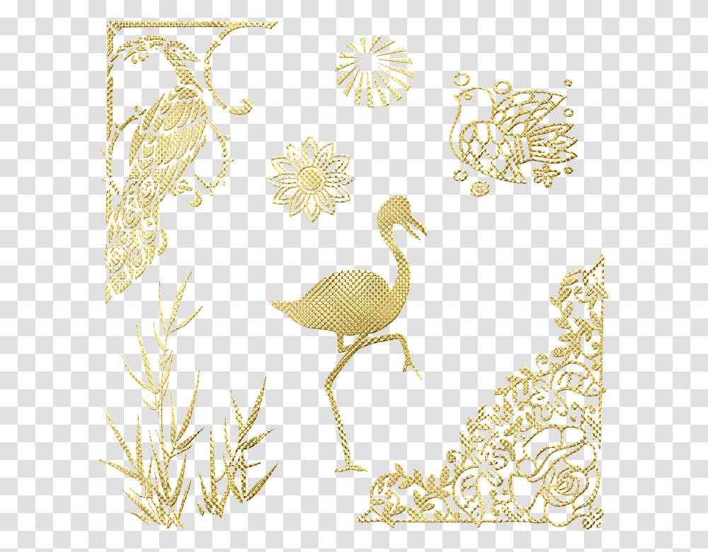 Gold Leaf, Accessories, Accessory, Bird, Animal Transparent Png