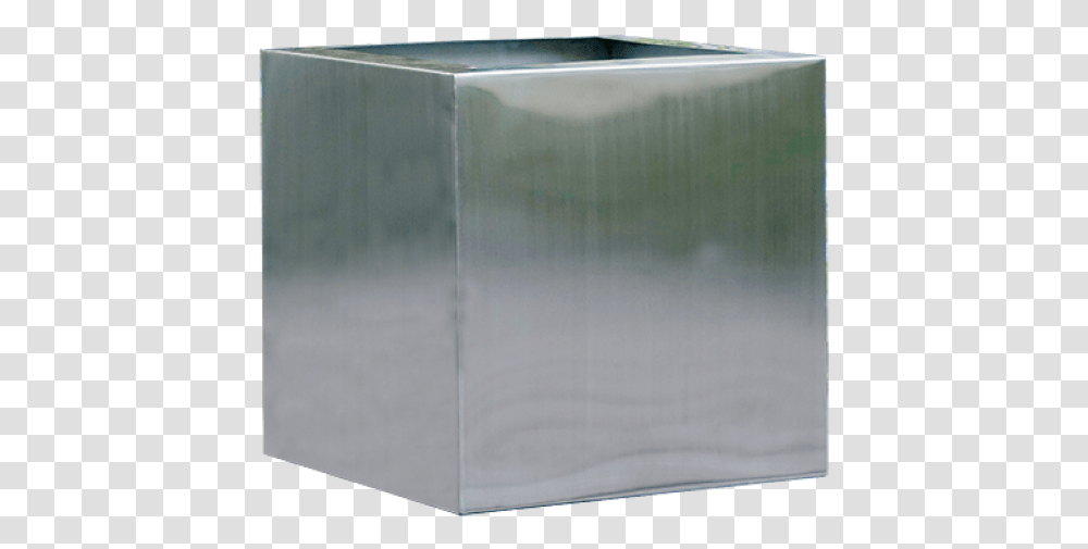 Gold Leaf Design Group Stainless Steel Cube Stainless Steel Cube, Aluminium, Jar, Plastic Wrap, Vase Transparent Png