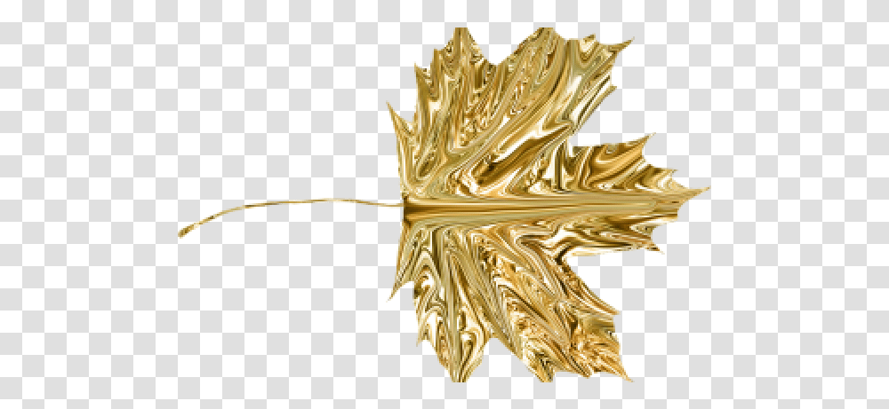Gold Leaves Images Maple Leaf Gold, Plant, Pattern, Aluminium, Diamond Transparent Png
