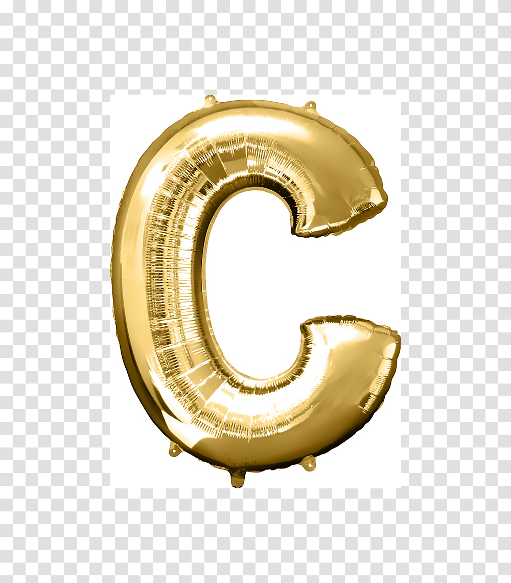 Gold Letter Balloons Matteo Party, Number, Alphabet Transparent Png