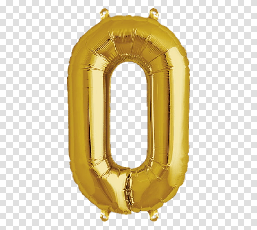 Gold Letter Balloons O, Tuba, Horn, Brass Section, Musical Instrument Transparent Png