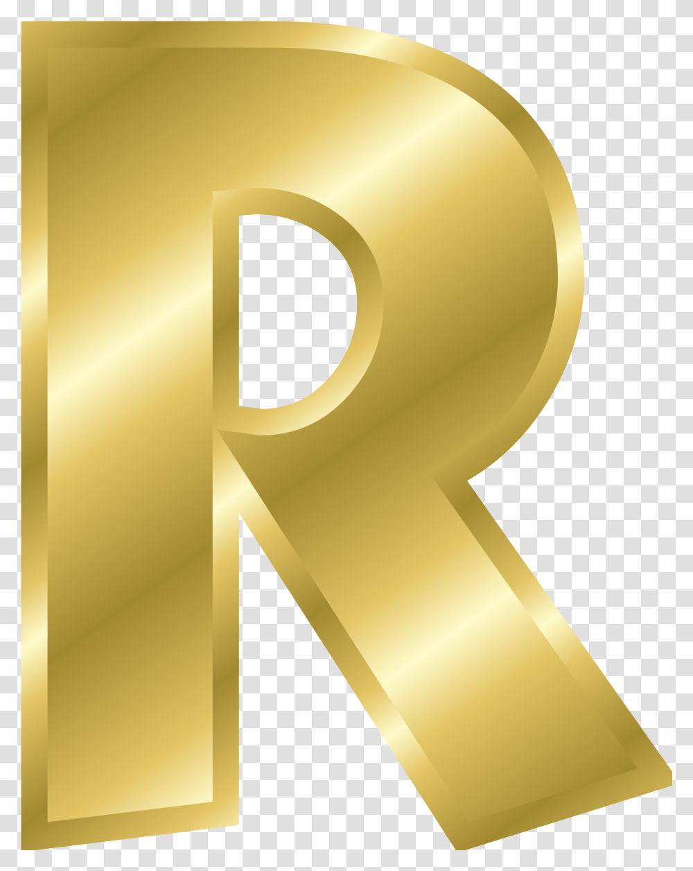 Gold Letter Clipart Gold Alphabet Letter R, Number, Symbol, Text, Lamp Transparent Png