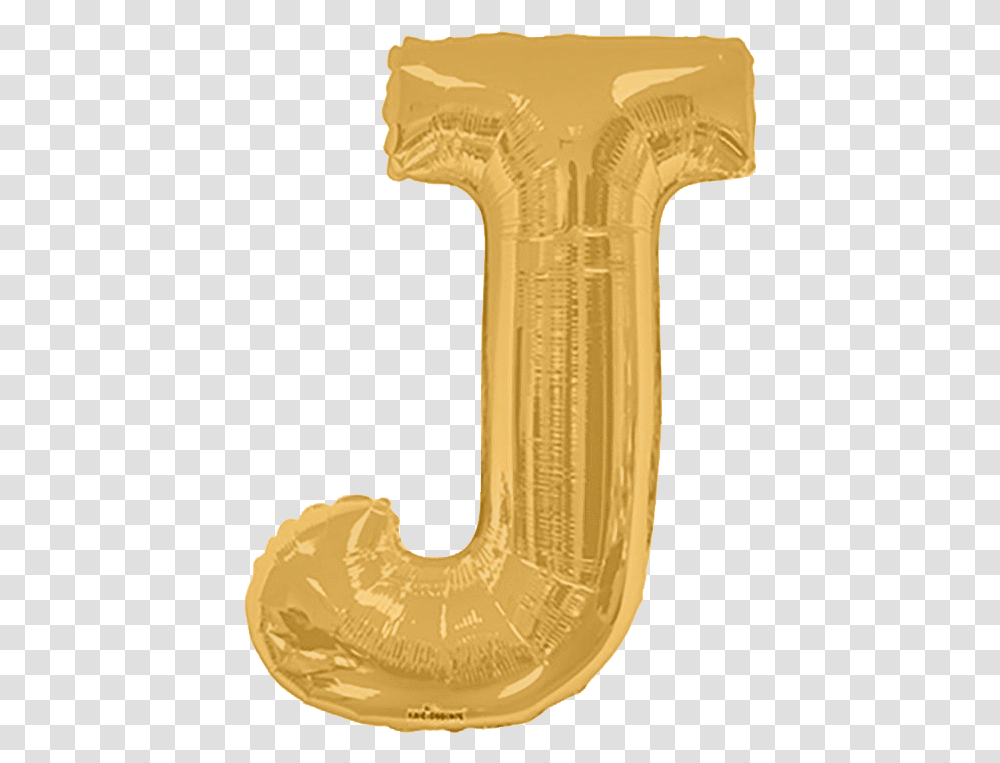 Gold Letter J 34u2033 Balloon Big, Symbol, Hammer, Tool, Axe Transparent Png