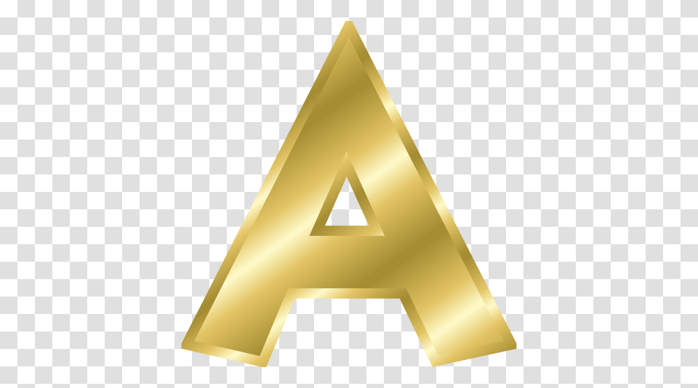 Gold Letter, Lamp, Triangle Transparent Png