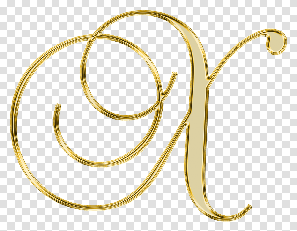 Gold Letter Letter M Gold, Whip, Horn, Brass Section, Musical Instrument Transparent Png
