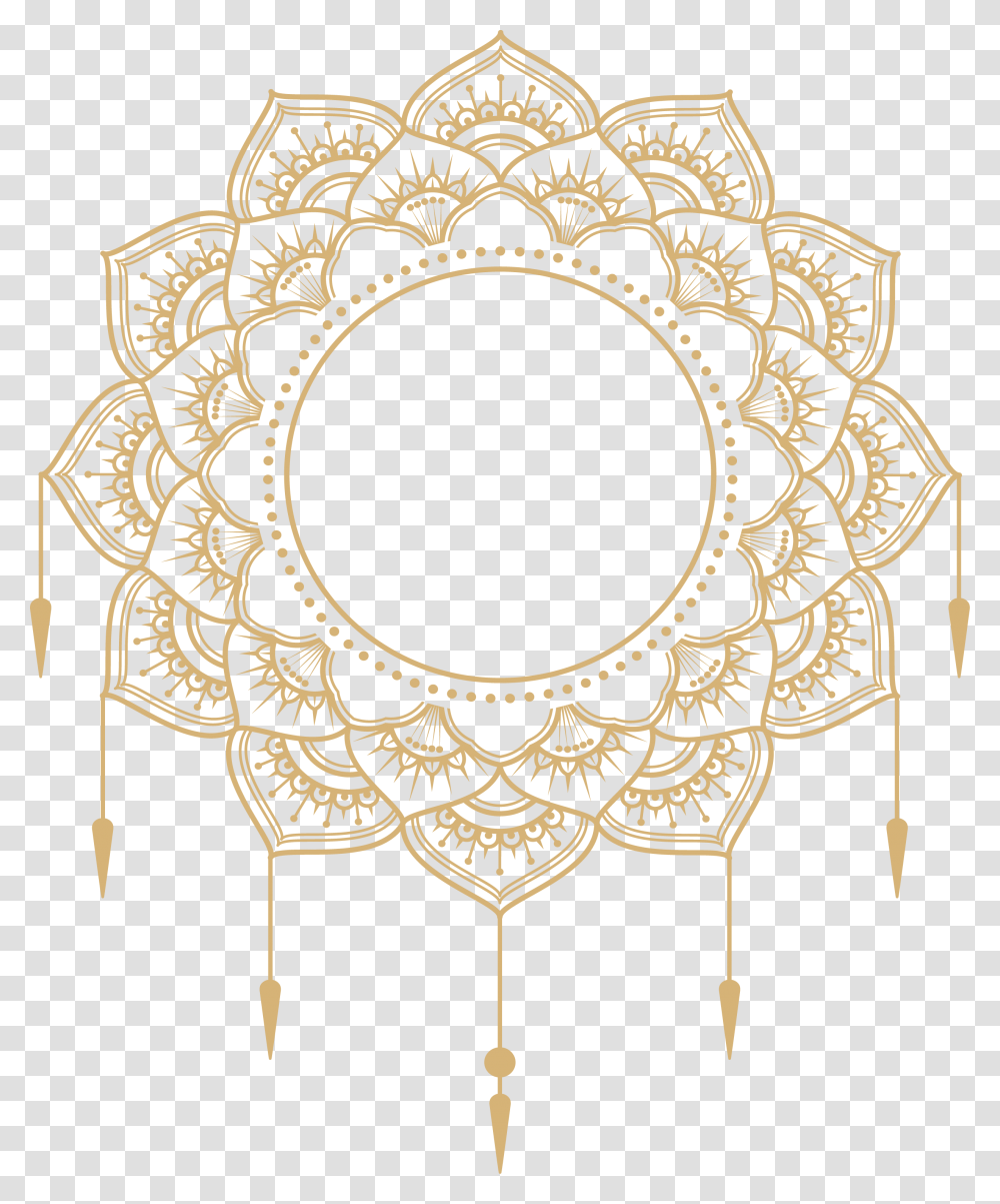 Gold Mandala Gold Mandala Background, Pattern, Chair, Furniture Transparent Png