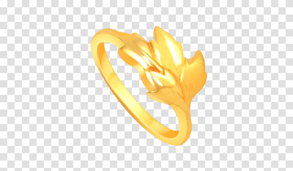 Gold Maple Leaf Ring Life, Banana, Fruit, Plant, Food Transparent Png