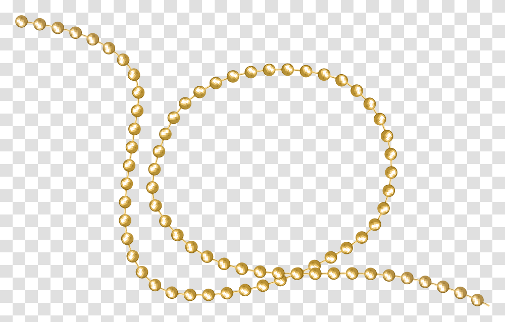 Gold Mardi Gras Beads, Bead Necklace, Jewelry, Ornament, Accessories Transparent Png