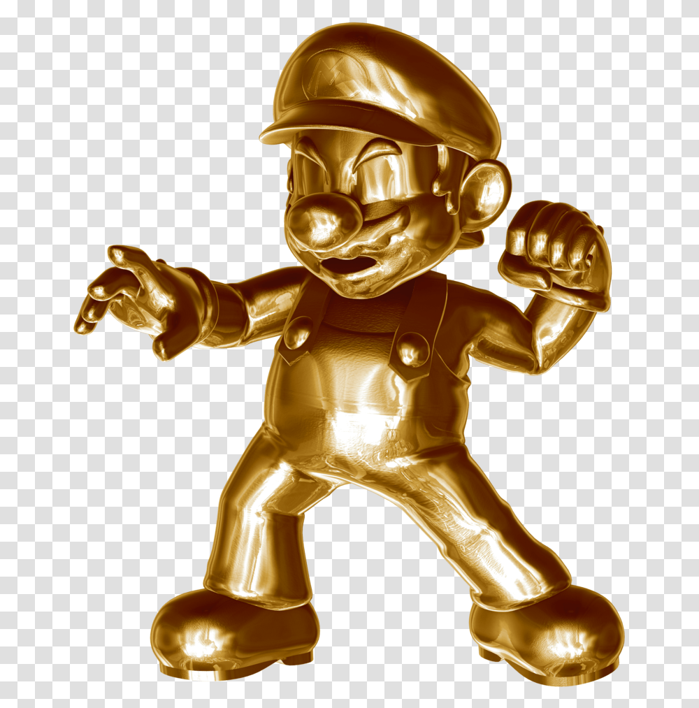 Gold Mario Amiibo Gold Mario, Helmet, Apparel, Astronaut Transparent Png
