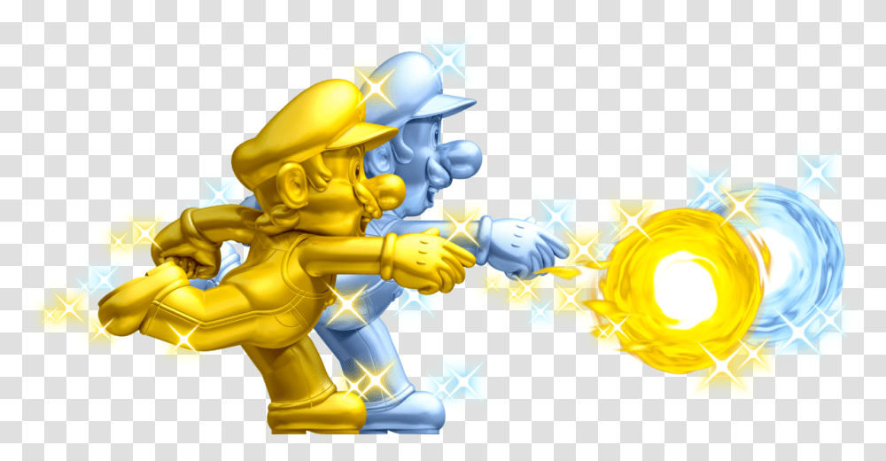 Gold Mario New Super Mario Bros 2 Gold Mario, Toy, Hand, Pac Man, Graphics Transparent Png
