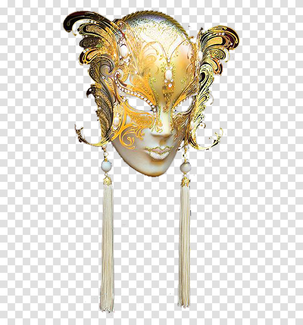 Gold Masquerade Mask Background, Crowd, Carnival, Parade, Mardi Gras Transparent Png