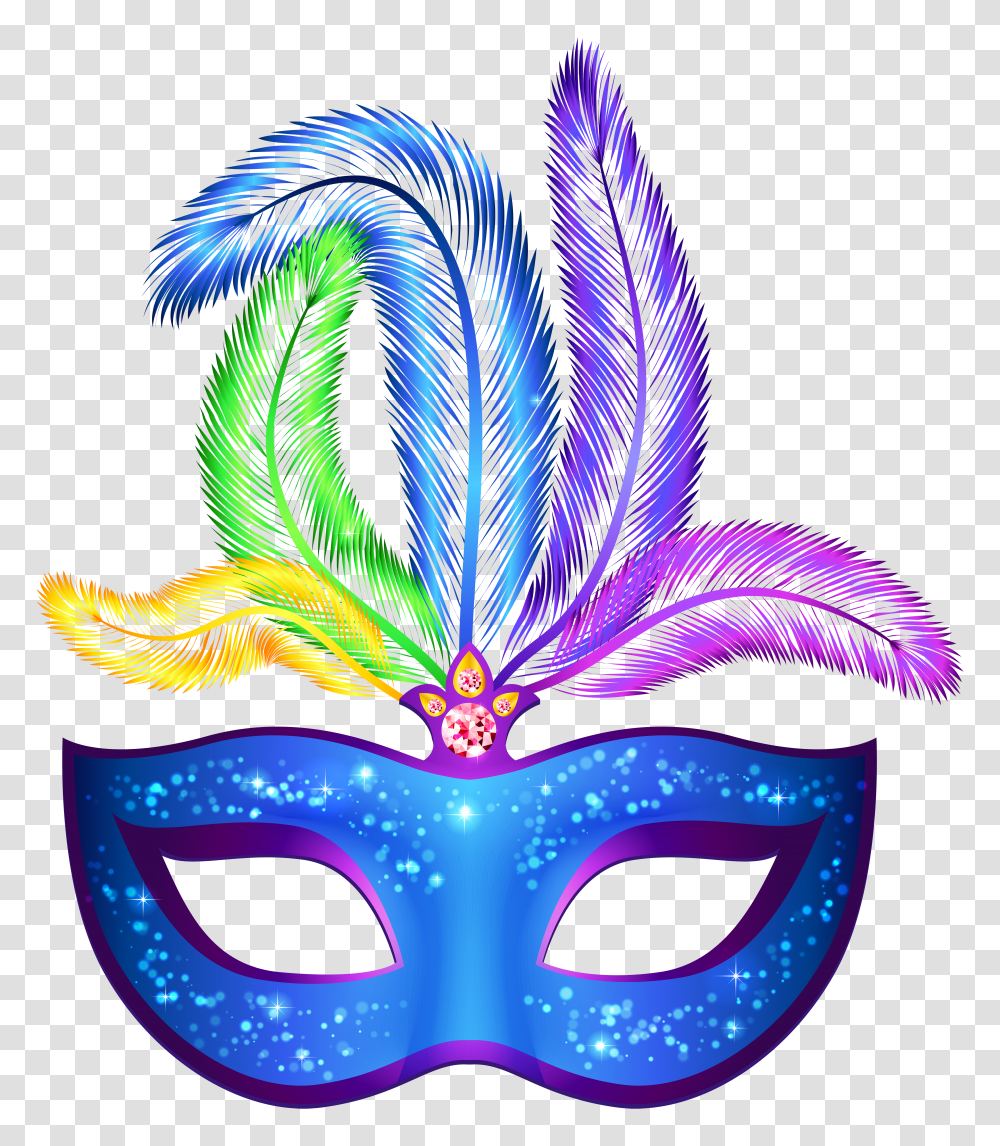 Gold Masquerade Mask Royalty Free Library Blue Mscara De Carnaval Transparent Png
