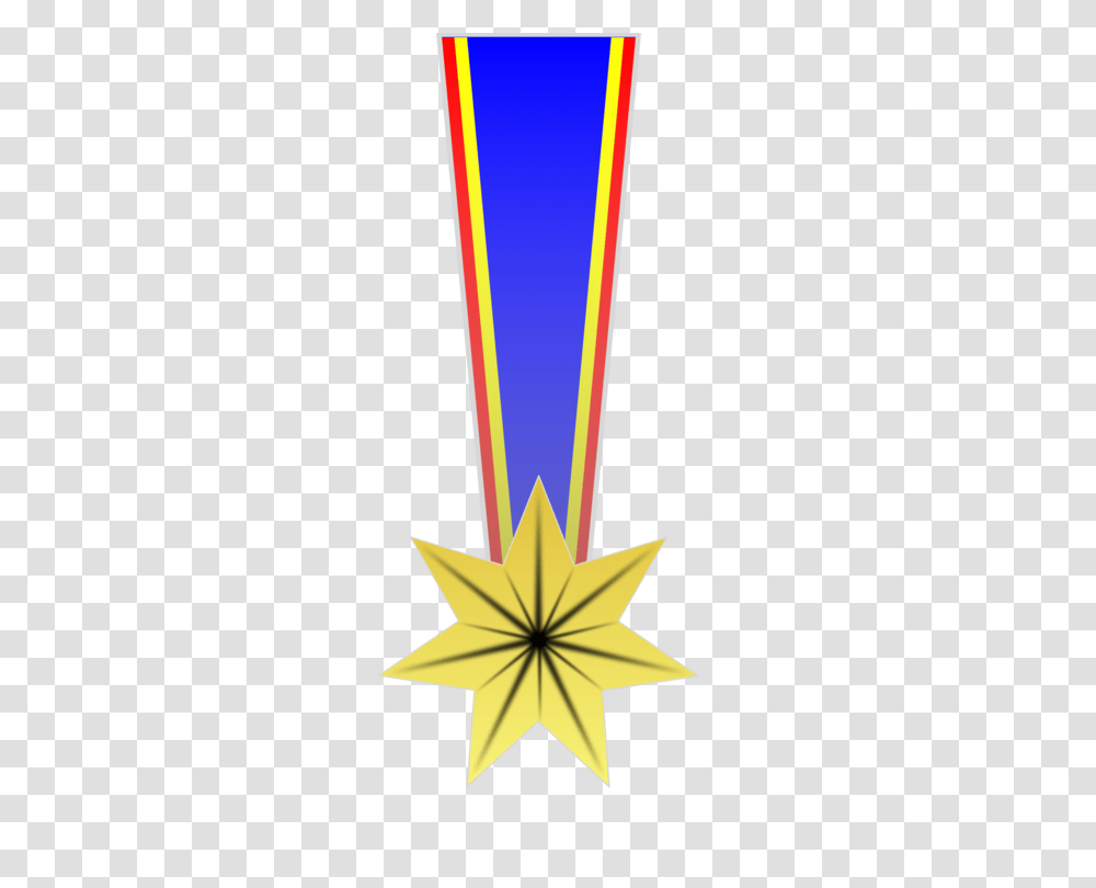 Gold Medal Award Medal Of Honor Ribbon, Star Symbol, Trophy Transparent Png