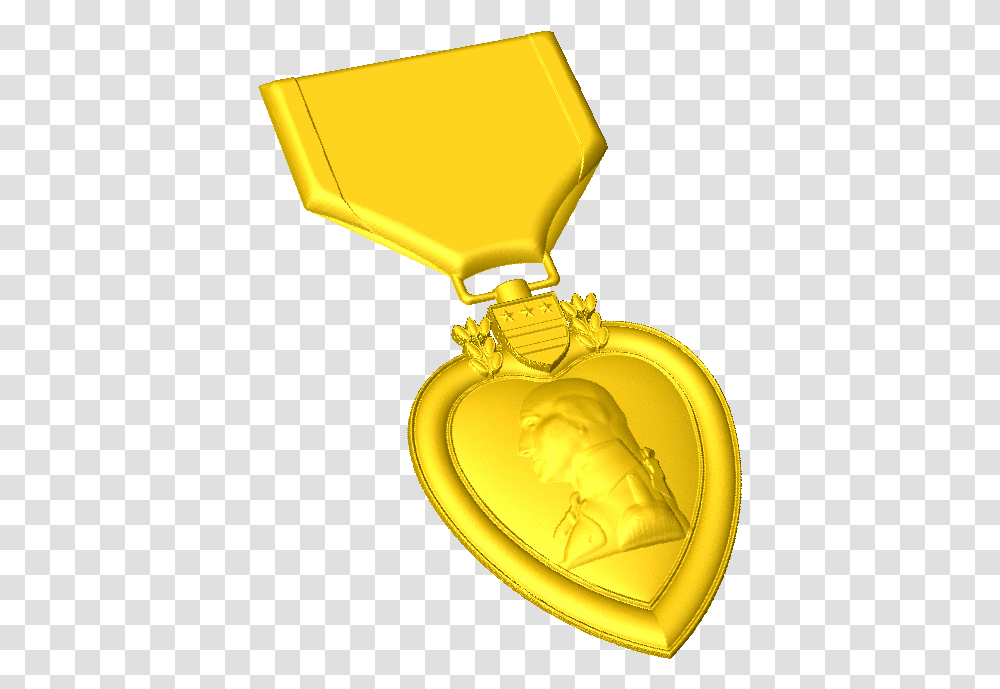 Gold Medal Cartoon Solid, Trophy,  Transparent Png