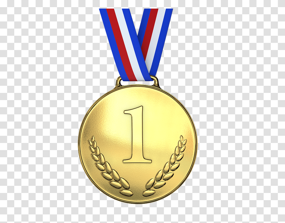 Gold Medal First One, Trophy, Locket, Pendant, Jewelry Transparent Png