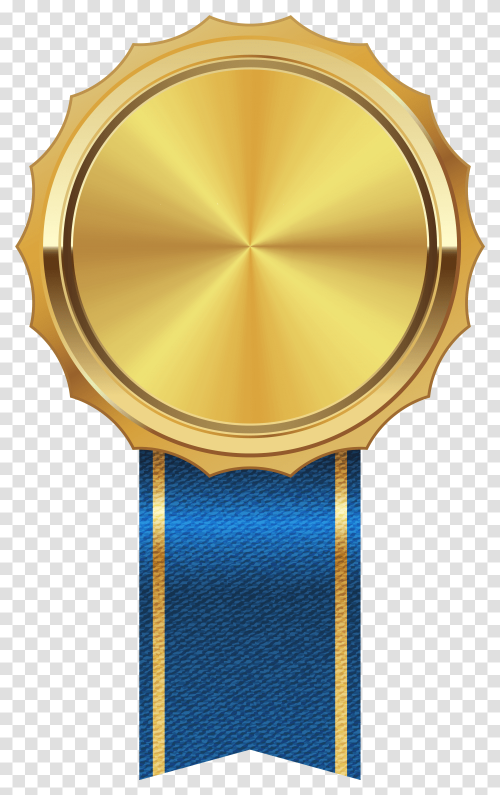 Gold Medal Gold Blue Ribbon, Lamp, Wristwatch, Trophy, Logo Transparent Png