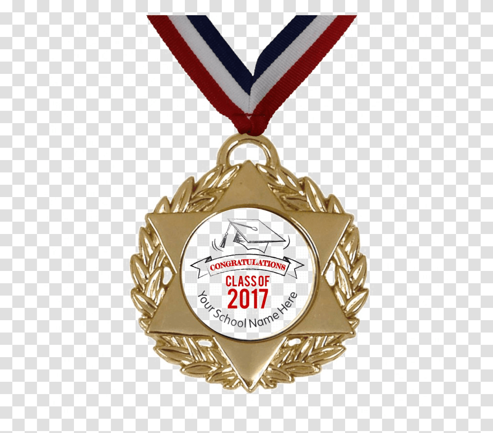 Gold Medal Image Bronze Medal Design With Sticker, Trophy, Locket, Pendant, Jewelry Transparent Png