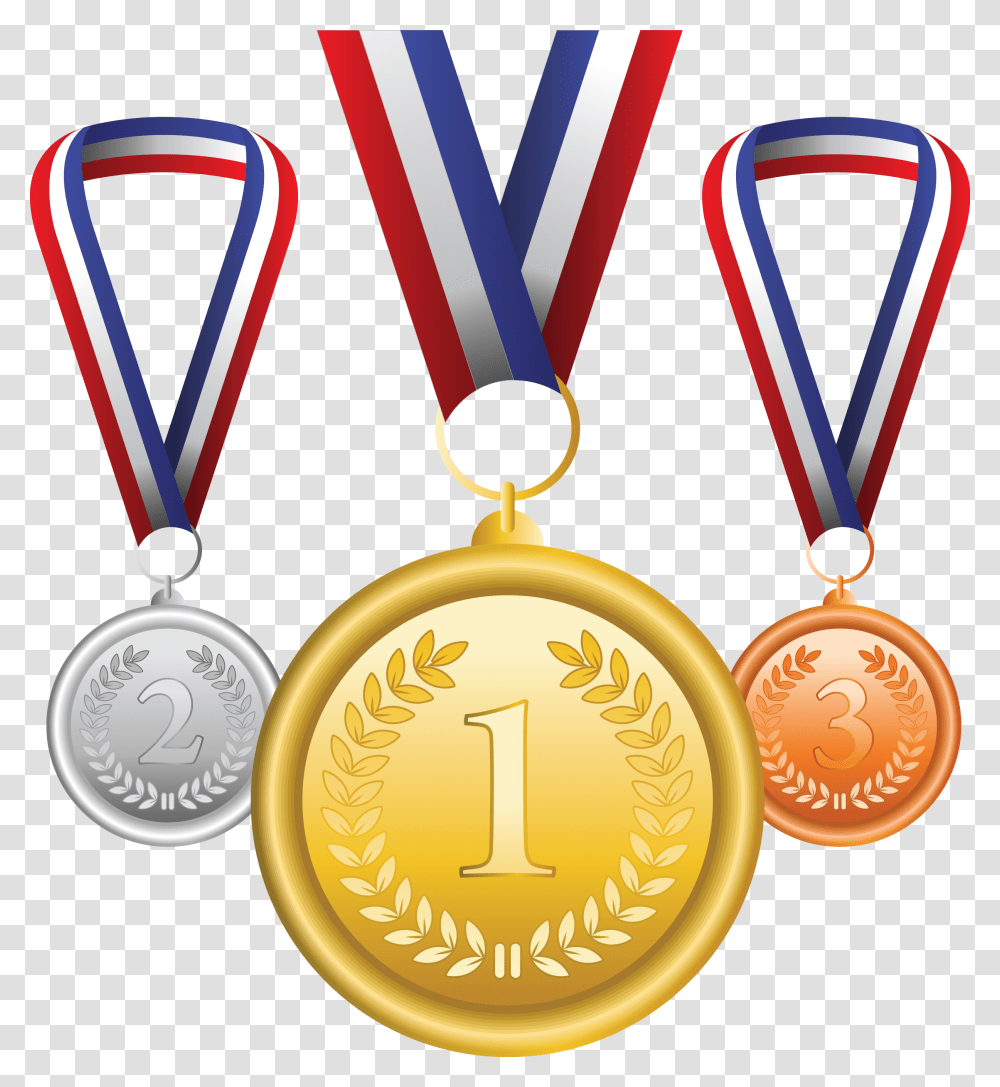 Gold Medal Olympic Medal Bronze Medal Clip Art 1st Place Medal Clipart, Trophy Transparent Png