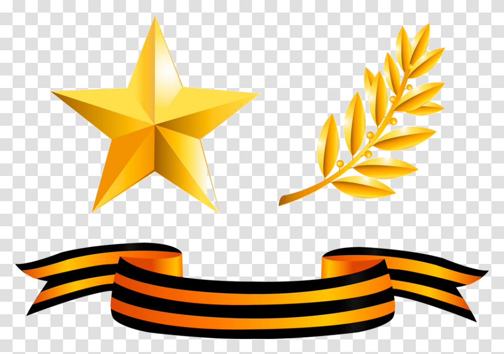 Gold Medal Ribbon Five, Star Symbol, Accessories, Accessory, Furniture Transparent Png