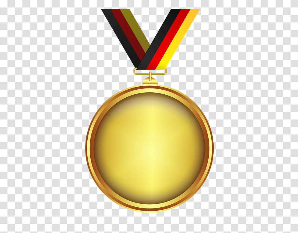 Gold Medal, Trophy, Lamp, Locket, Pendant Transparent Png