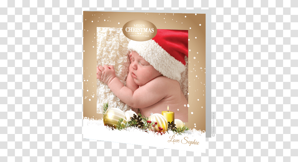 Gold Merry Christmas Baby Cards Direct Christmas Day, Newborn, Person, Human, Candle Transparent Png