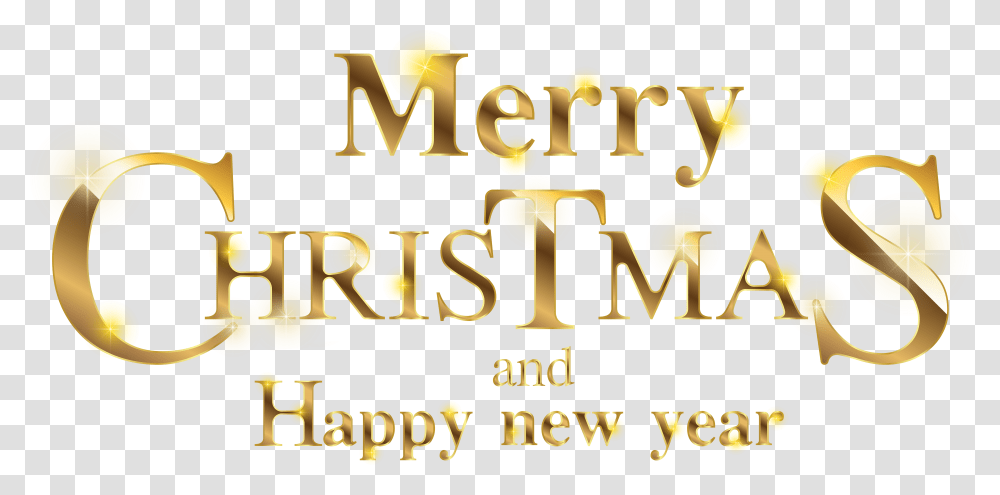 Gold Merry Christmas Clipart Free Gold Foil Merry Christmas Gold Transparent Png