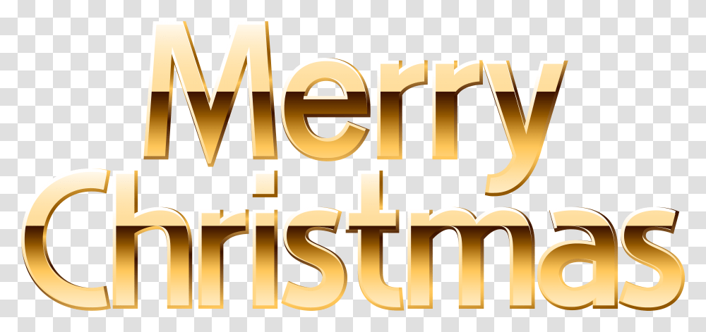 Gold Merry Christmas Clipart, Word, Alphabet, Label Transparent Png