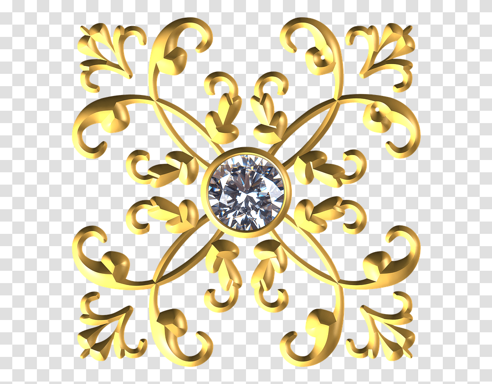 Gold Metallic Decorative Royal Ornament Flourish Golden Ornament, Floral Design, Pattern Transparent Png