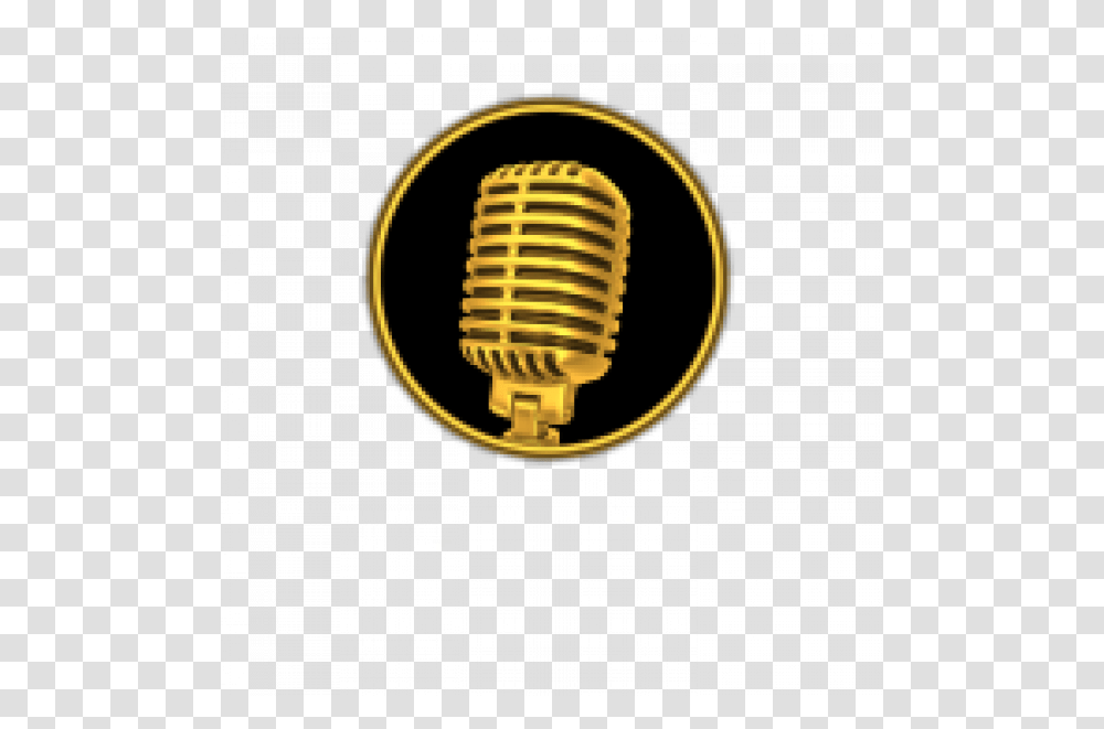 Gold Mic Images - Free Vector Gold Microphone, Electrical Device, Chandelier, Lamp Transparent Png