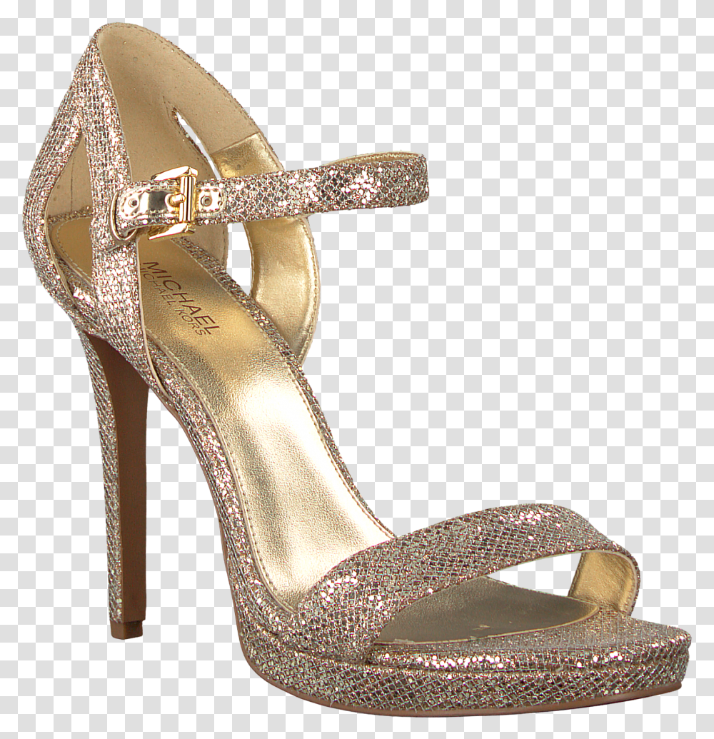 Gold Michael Kors Sandals Tamra Platform Basic Pump, Apparel, Footwear, Shoe Transparent Png