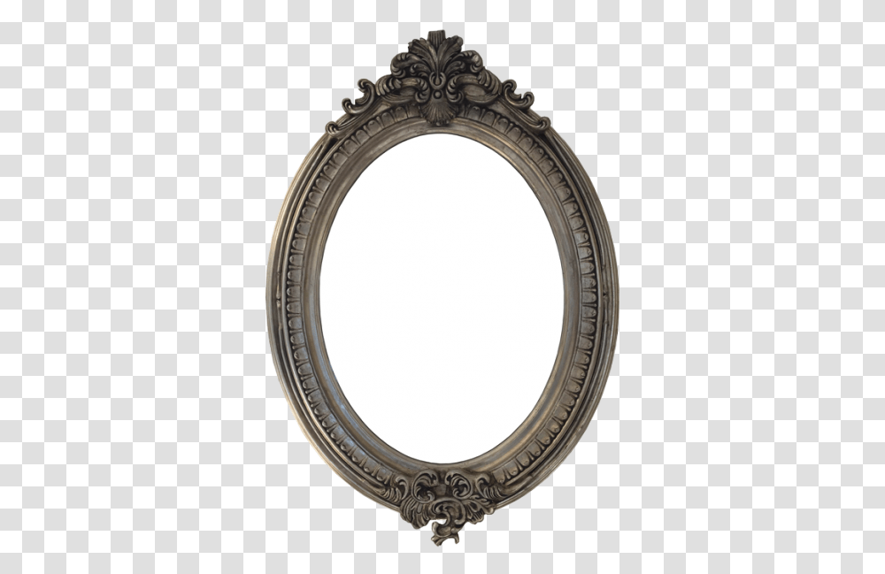 Gold Mirror, Oval, Fisheye Transparent Png