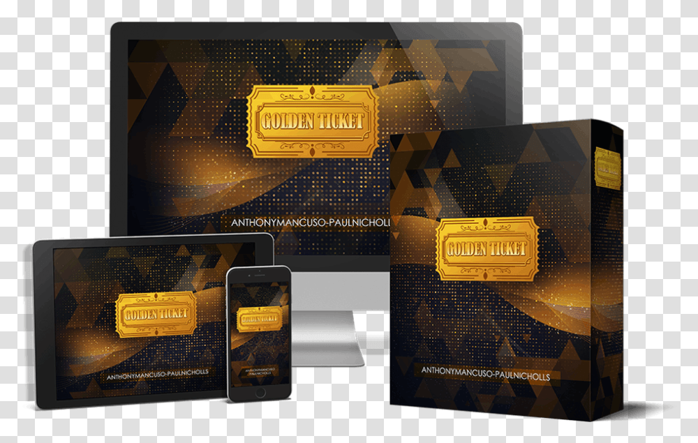 Gold, Mobile Phone, Poster, Advertisement Transparent Png