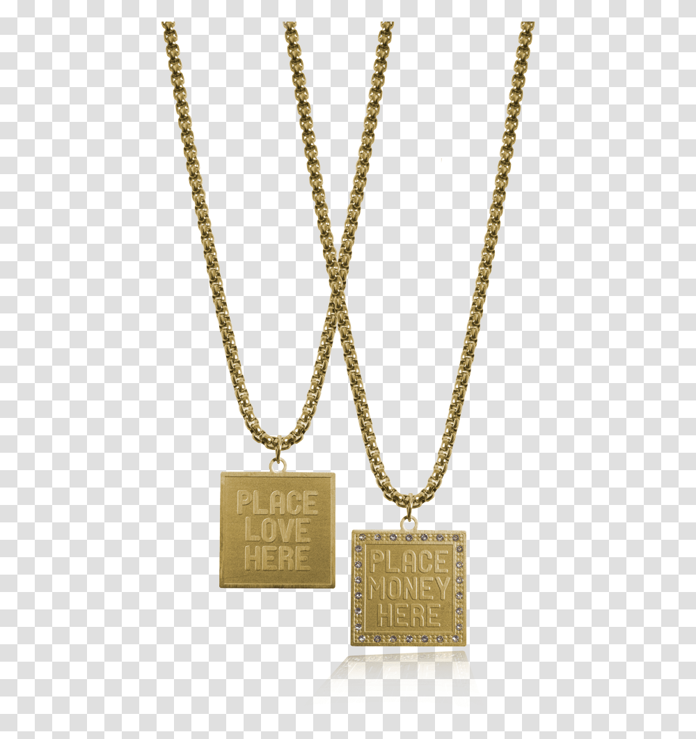 Gold Money Chain Chain, Necklace, Jewelry, Accessories, Accessory Transparent Png