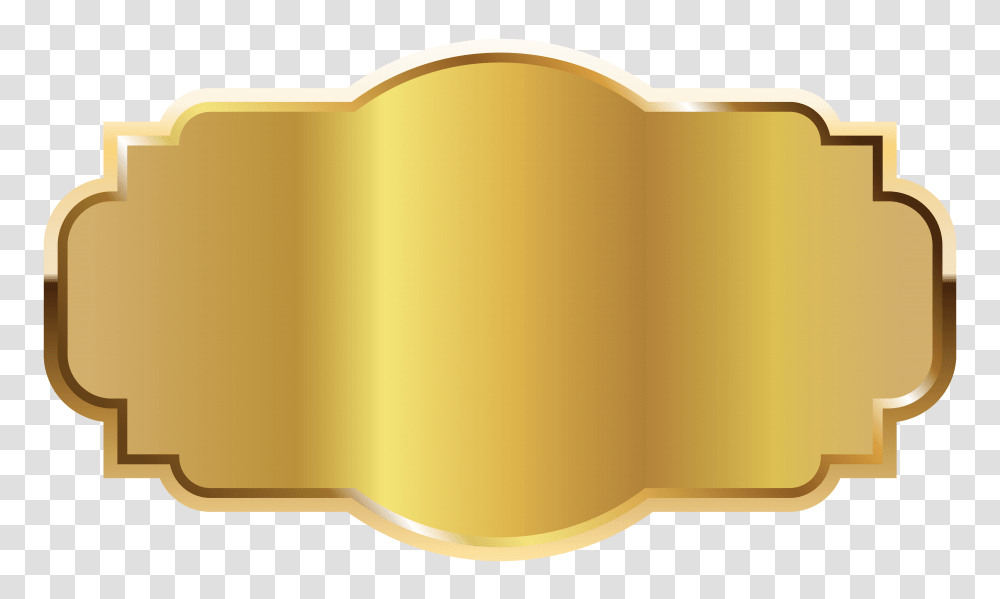 Gold Name Plate, Scroll Transparent Png