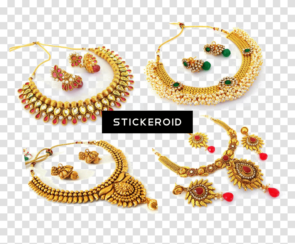 Gold Necklace Accessories Jewellery Necklace Set, Jewelry, Accessory, Pendant, Hip Transparent Png