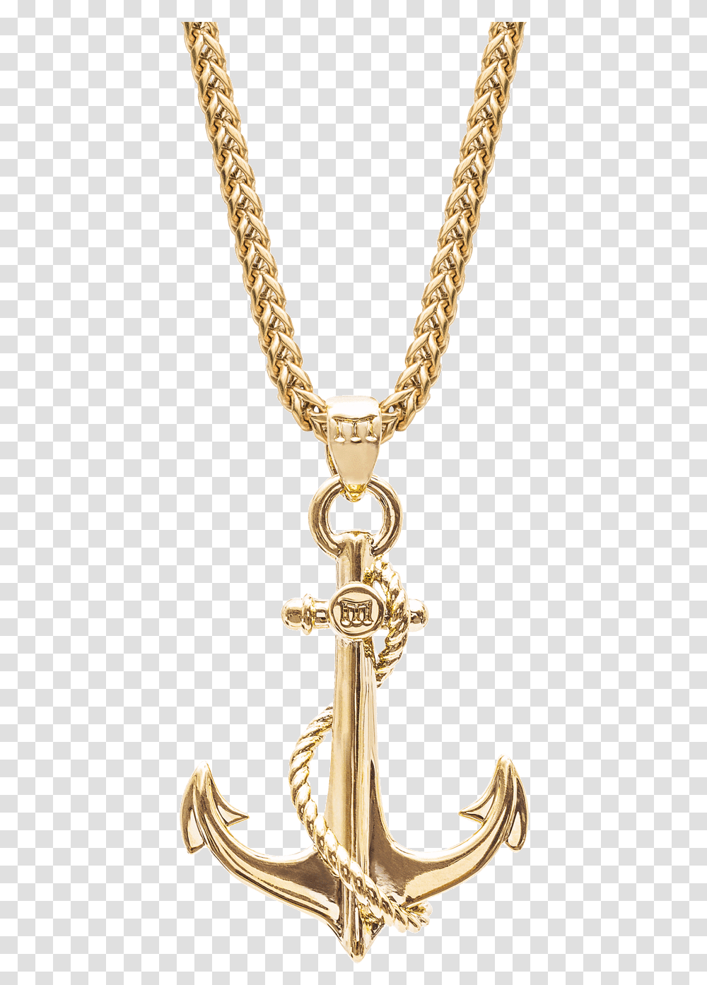 Gold Neclace With Pendant Anchor, Necklace, Jewelry, Accessories, Accessory Transparent Png