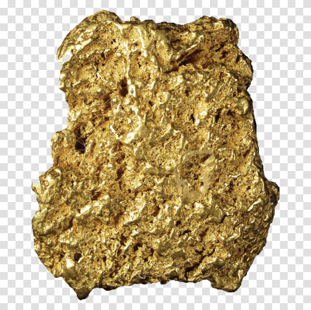 Gold Nugget Image Mineral Resources Of Karnataka, Bread, Food, Treasure, Rock Transparent Png