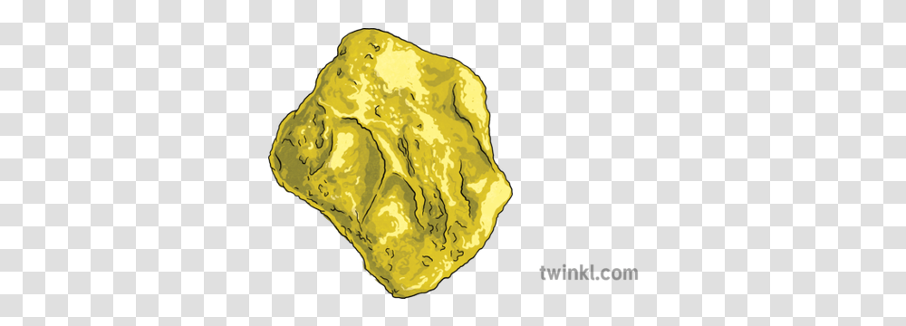 Gold Nugget Inanimate Object California Igneous Rock, Mineral, Fossil, Treasure Transparent Png